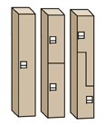 Plastic Locker Configurations